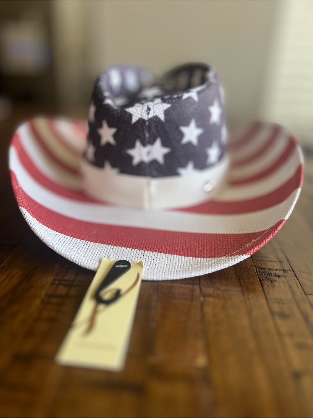 4TH OF JULY American Flag Cowboy Hat - Red, White & Blue - Picture 2 of 7